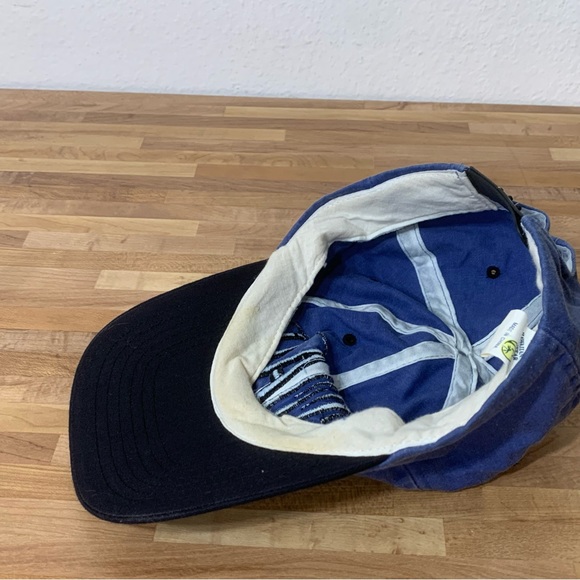 Vintage Hawaiian Headwear Embroidered Snap Back Hat Adult One Size Blue - Picture 8 of 8